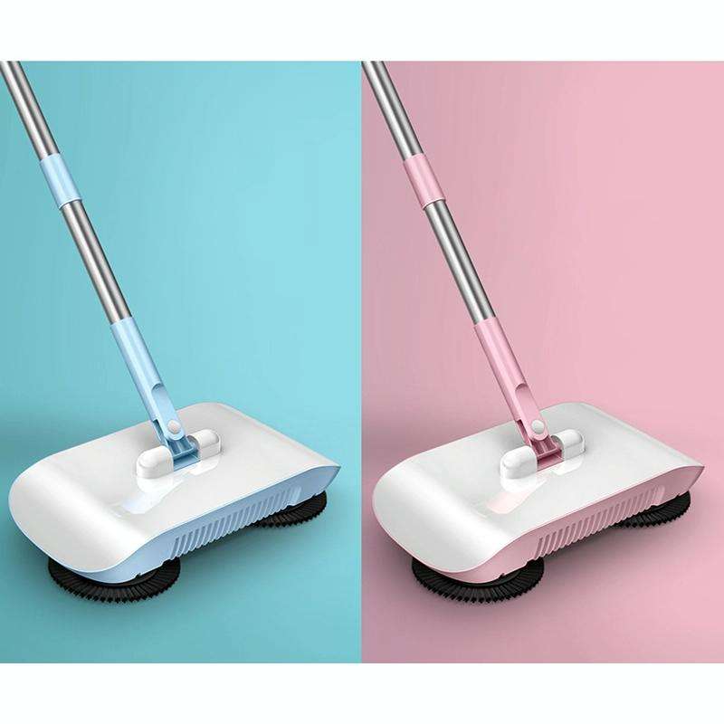 X2 Gear-assisted Walk-behind Sweeper, Specification: with 3 Rags(Blue)