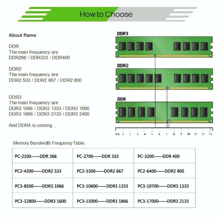 XIEDE X017 DDR2 667MHz 2GB General AMD Special Strip Memory RAM Module for Desktop PC