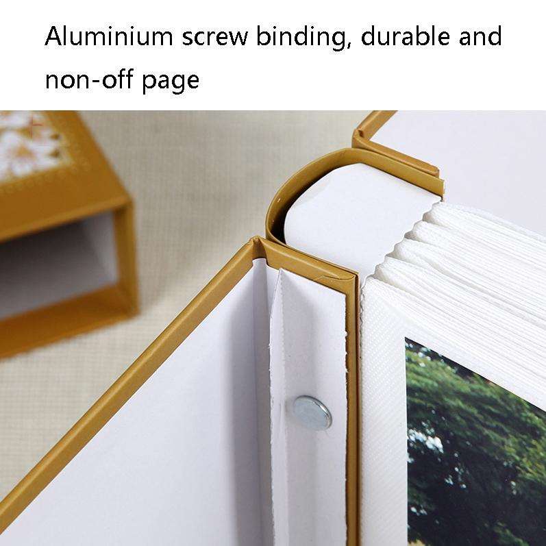 6 inch 200-Pieces Plastic 4D Photo Albums Interstitial Large-Capacity Album(5190-10)