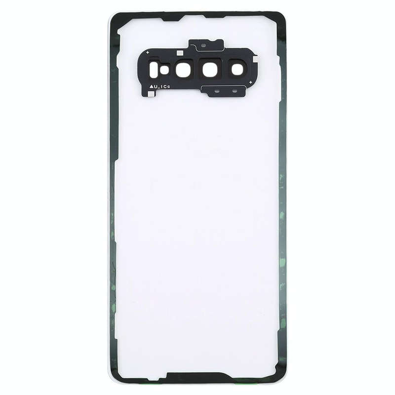 For Samsung Galaxy S10+ SM-G9750 G975F Transparent Battery Back Cover with Camera Lens Cover (Tra...