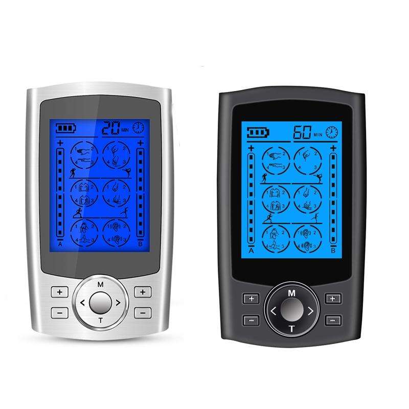 24-Mode Digital Electronic Pulse Massager Intelligent Whole Body Physical Therapy Meridian Massag...