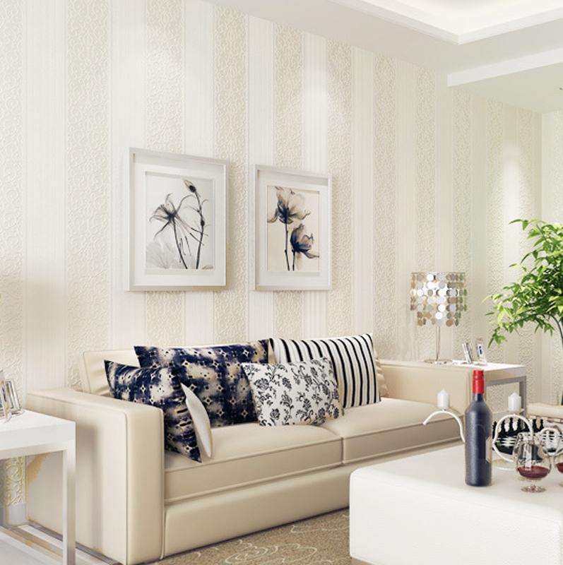 Modern Minimalist Bedroom Living Room Self-Adhesive Non-Woven Wallpaper Sticker, Specification: 0...