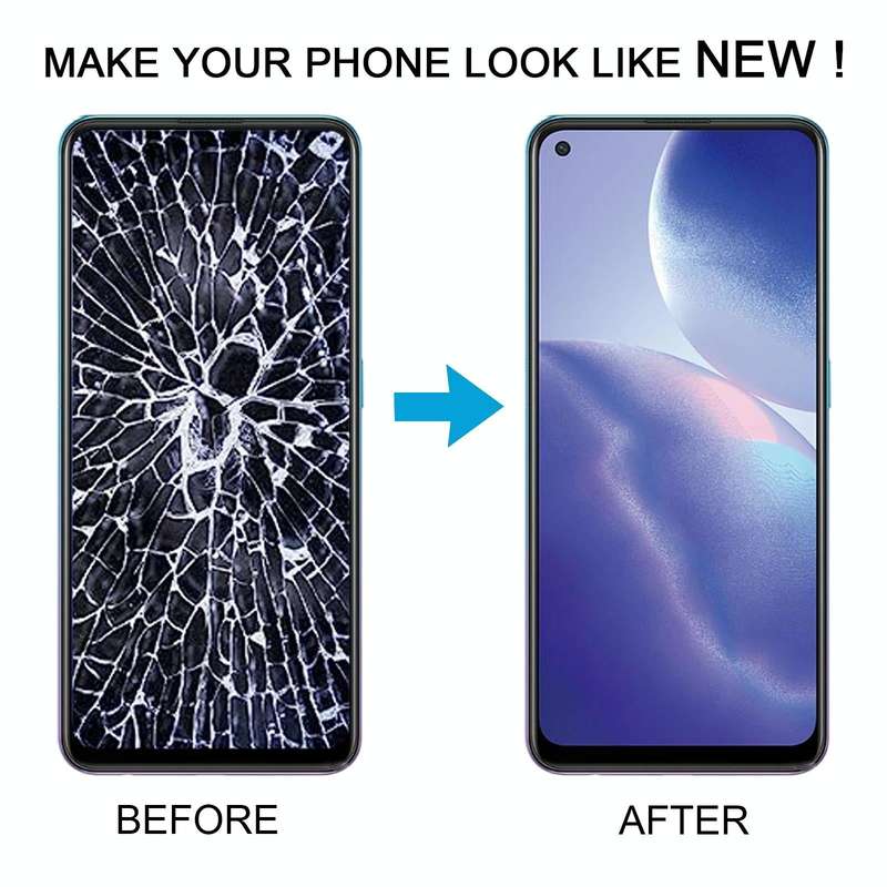 For OPPO Reno5 Z Original AMOLED LCD Screen Digitizer Full Assembly with Frame