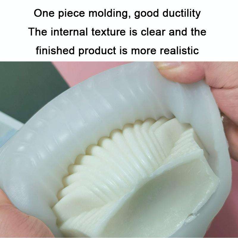 Scallop DIY Scented Candle Silicone Mold, Specification: LZ-217