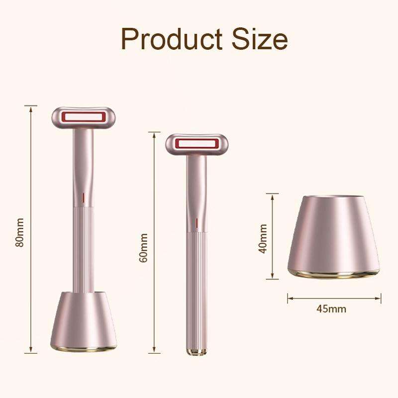 1605 Multifunctional Rotating EMS Micro-Current Radio Frequency Beauty Instrument(Navy Blue)