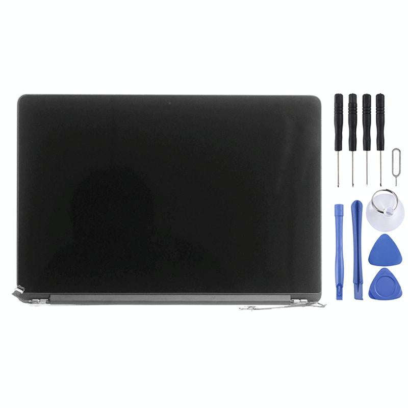 LCD Screen Display Assembly for Apple Macbook Pro Retina 15 A1398 Mid 2012 Early 2013 6 Pins(Silver)
