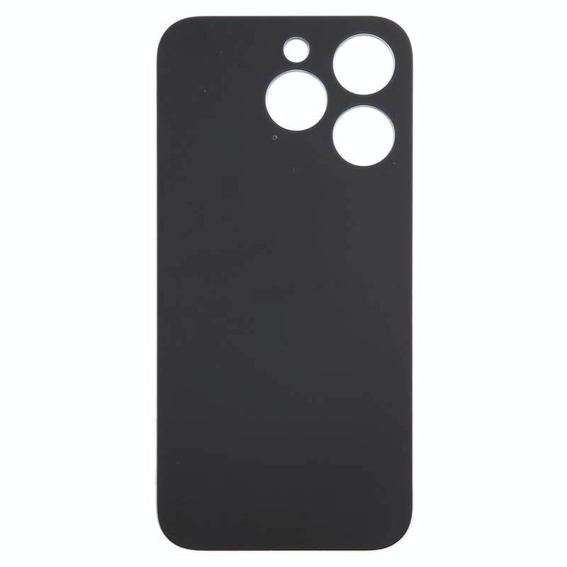 For iPhone 15 Pro Easy Replacement Big Camera Hole Glass Back Battery Cover(Blue)