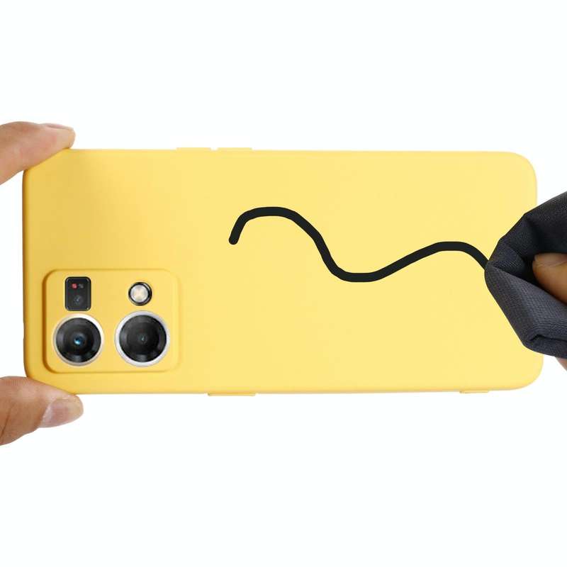 For OPPO Reno 7 4G Global/F21 Pro 4G Pure Color Liquid Silicone Shockproof Full Coverage Phone Ca...