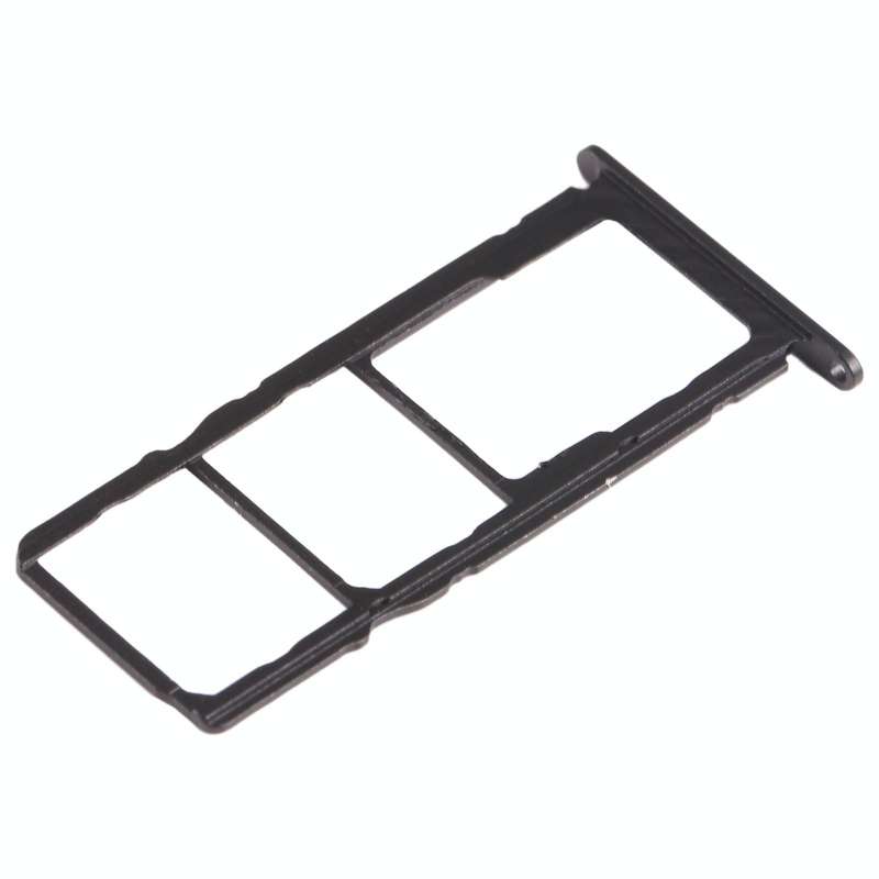 For Nokia 2.4 Original SIM + SIM / Micro SD Card Tray (Black)