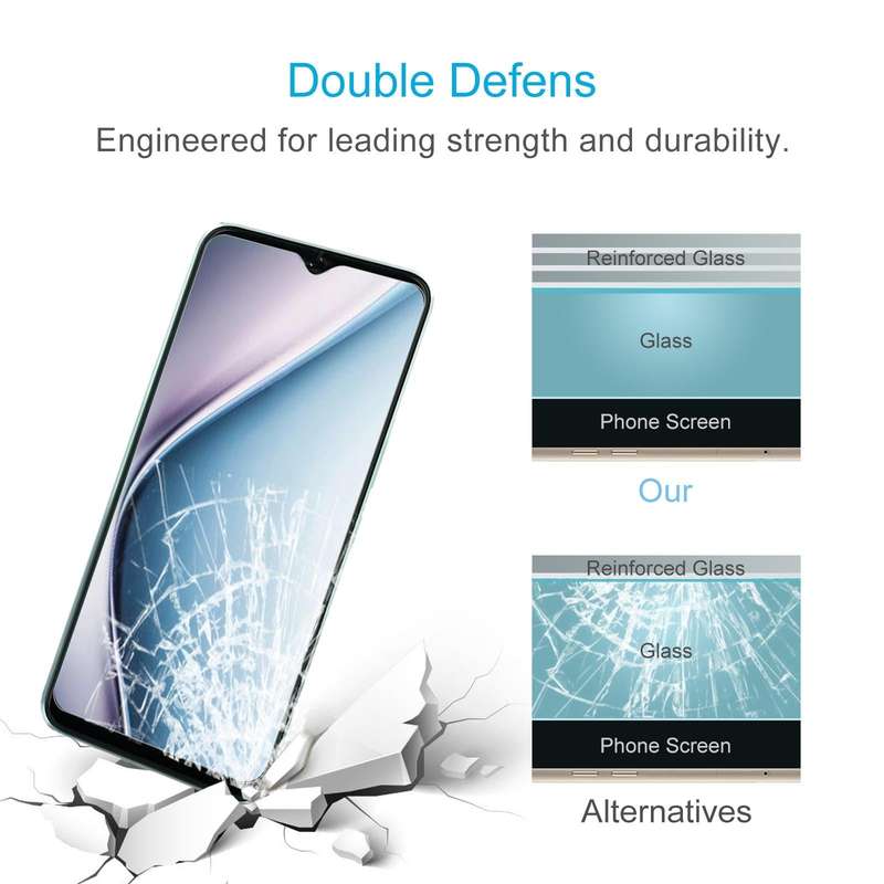 For Itel P38 10pcs 0.26mm 9H 2.5D Tempered Glass Film
