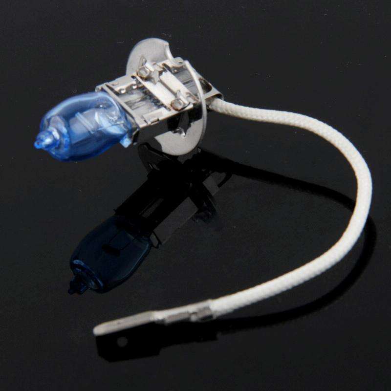 HOD H3 Halogen Bulb, Super White Car Headlight Bulb, 12 V / 100W, 6000K 2400 LM (Pair)
