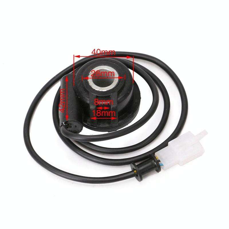 Speedpark Motorcycle Speedometer Cable Sensor Case Digital Odometer Accessories Cable Length: 80cm