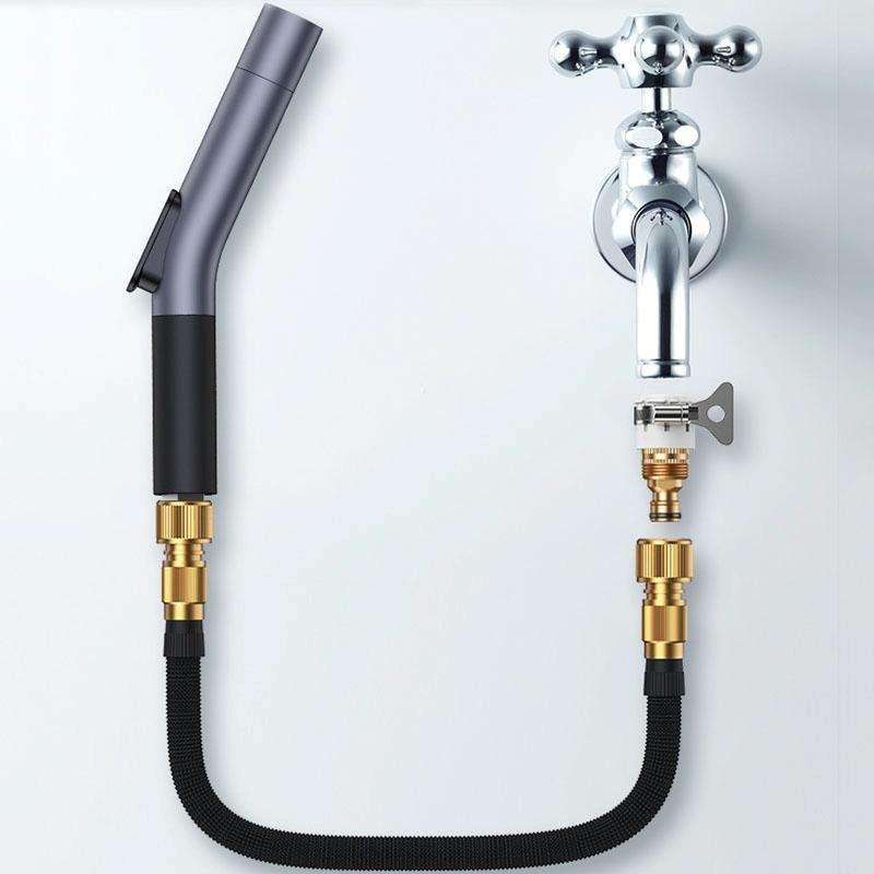 High Pressure Car Wash Water Gun Car Home Dual-Use Tap Water Brushing Car Washing Booster Nozzle ...