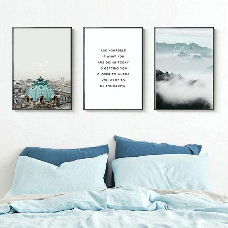 Ocean Landscape Canvas Poster Decoration Home Painting Art Paintings Frameless Painting Core, Siz...