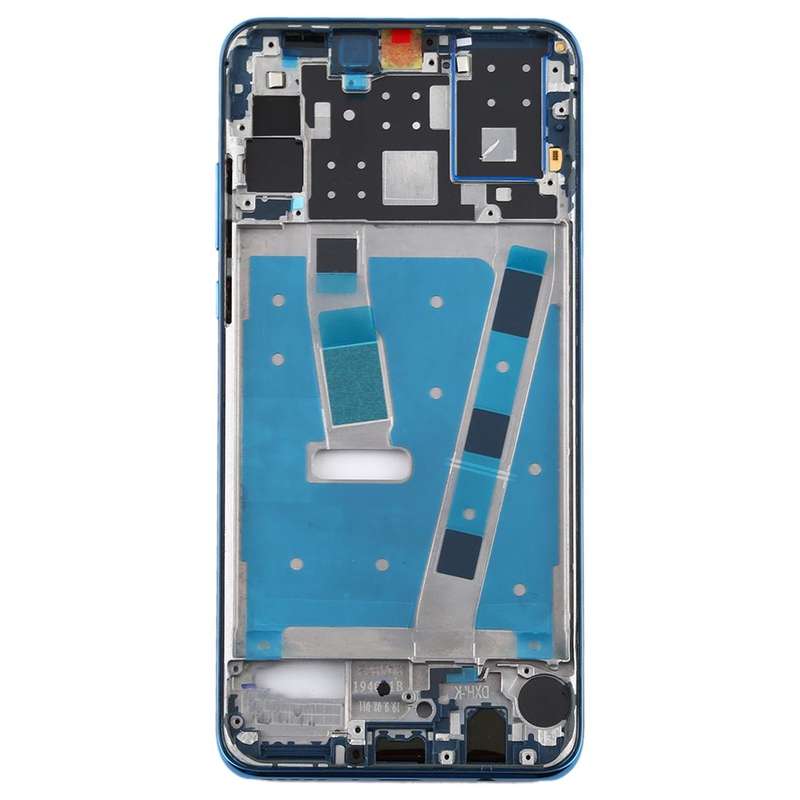 Middle Frame Bezel Plate with Side Keys for Huawei Nova 4e(Blue)