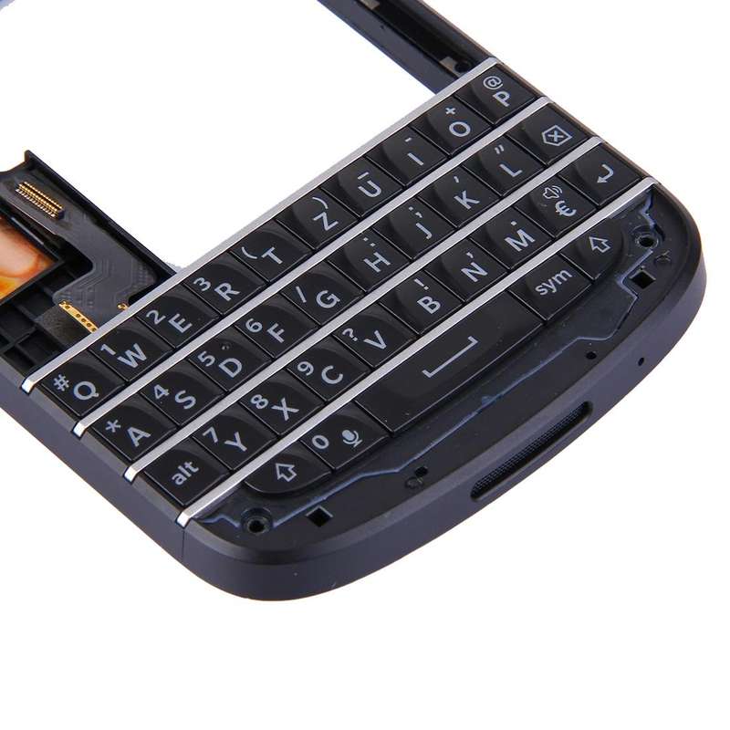 3 in 1 for BlackBerry Q10 (Keyboard + Middle Frame Bezel + Back Plate Housing Camera Lens Panel) ...