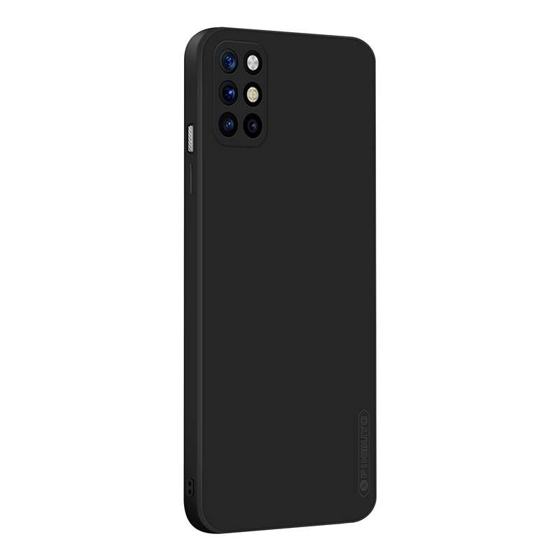 For OnePlus 8T PINWUYO Touching Series Liquid Silicone TPU Shockproof Case(Black)