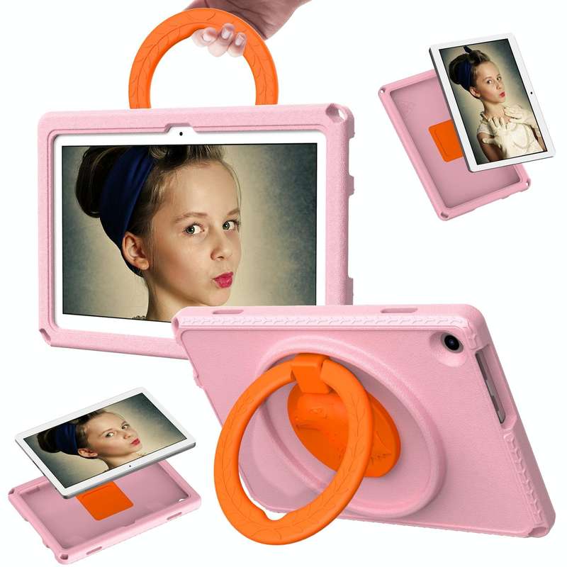 For Lenovo Tab M10 3rd Gen 10.1 TB-328 EVA Hard PC Shockproof Tablet Case(Pink)
