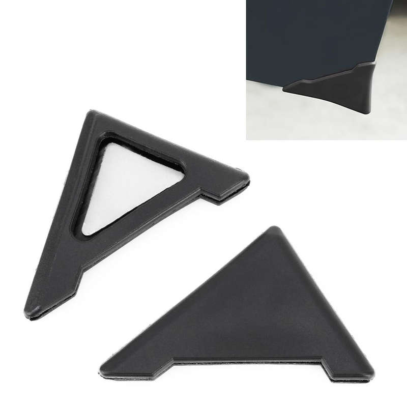 Universal Car Body Silicone Anti-collision Sticker Door corner Protector(Black)