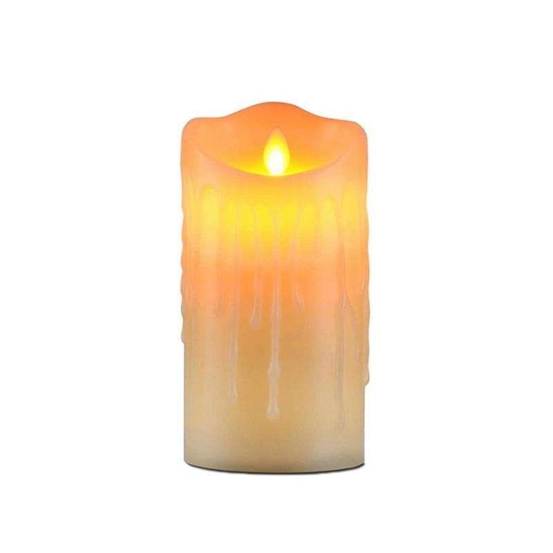LED Electronic Candle Lights Halloween Christmas Decoration Props, Size: 7.5x15cm(Plastic Tears C...
