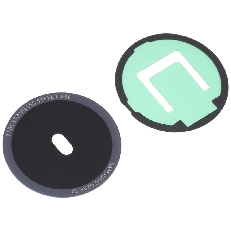 Back Glass Lens For Samsung Gear S2 SM-R720(Black)