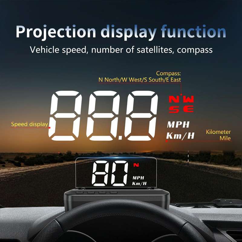 G100 Car HD GPS Head-Up Display HUD System