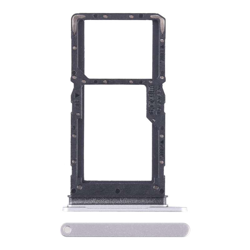 For Honor X5 Plus SIM + SIM / Micro SD Card Tray (Silver)