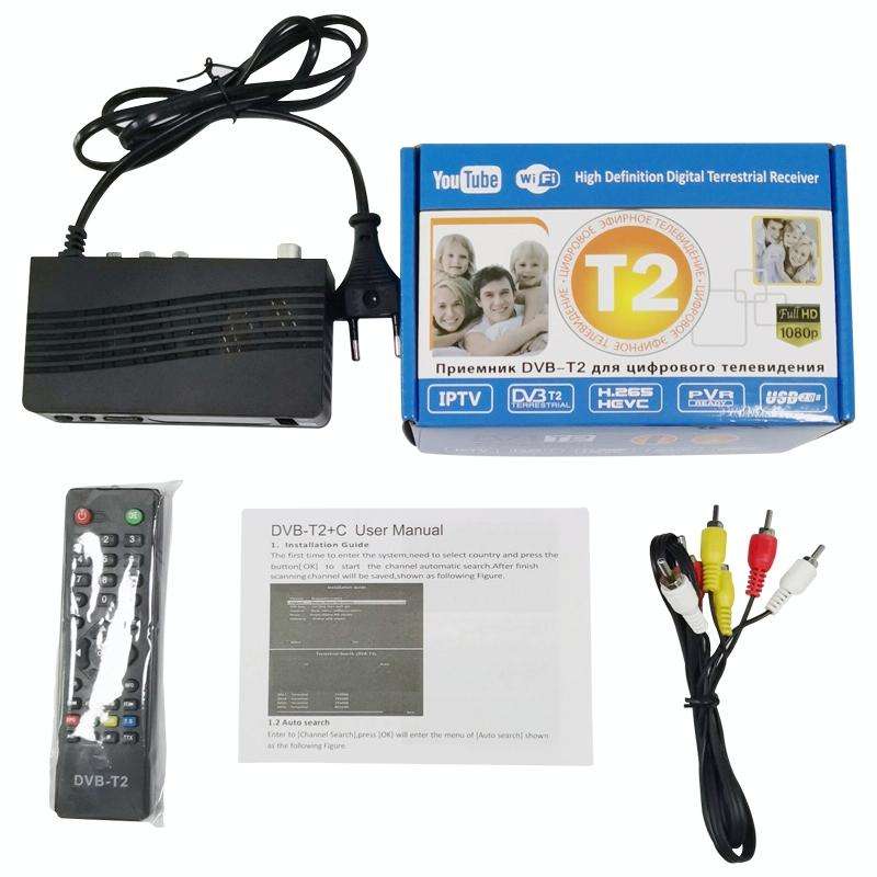 HD-120 DVB-T2 H.265 HD Digital TV Set Top Box, US Plug