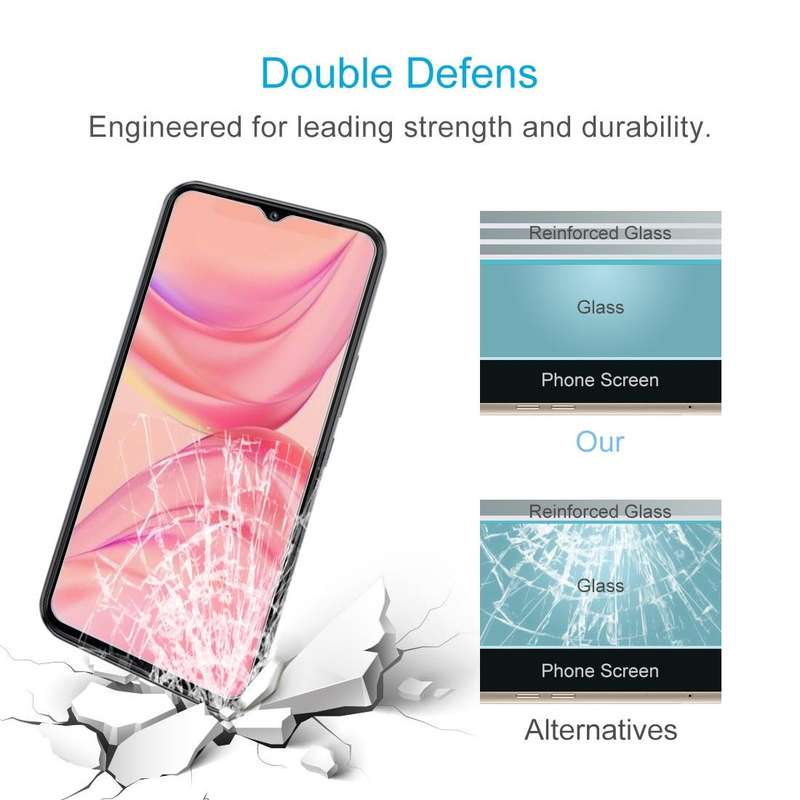 For Infinix Hot 10 Lite 50 PCS 0.26mm 9H 2.5D Tempered Glass Film