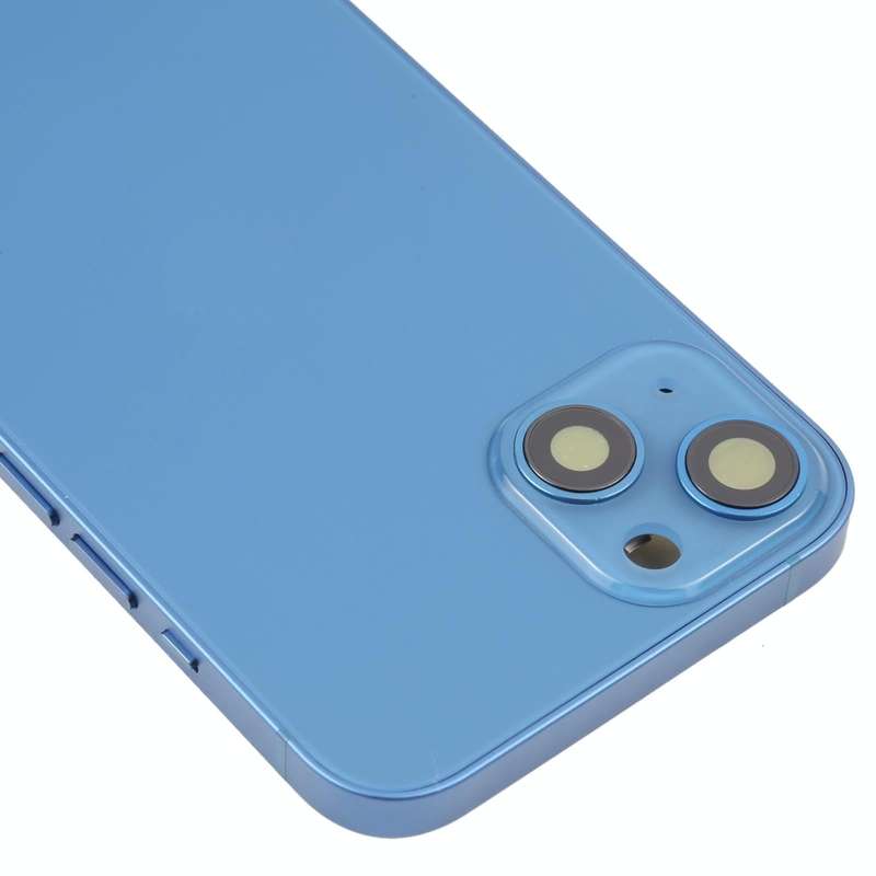 For iPhone 13 Battery Back Cover with Side Keys & Card Tray & Power + Volume Flex Cable & Wireles...