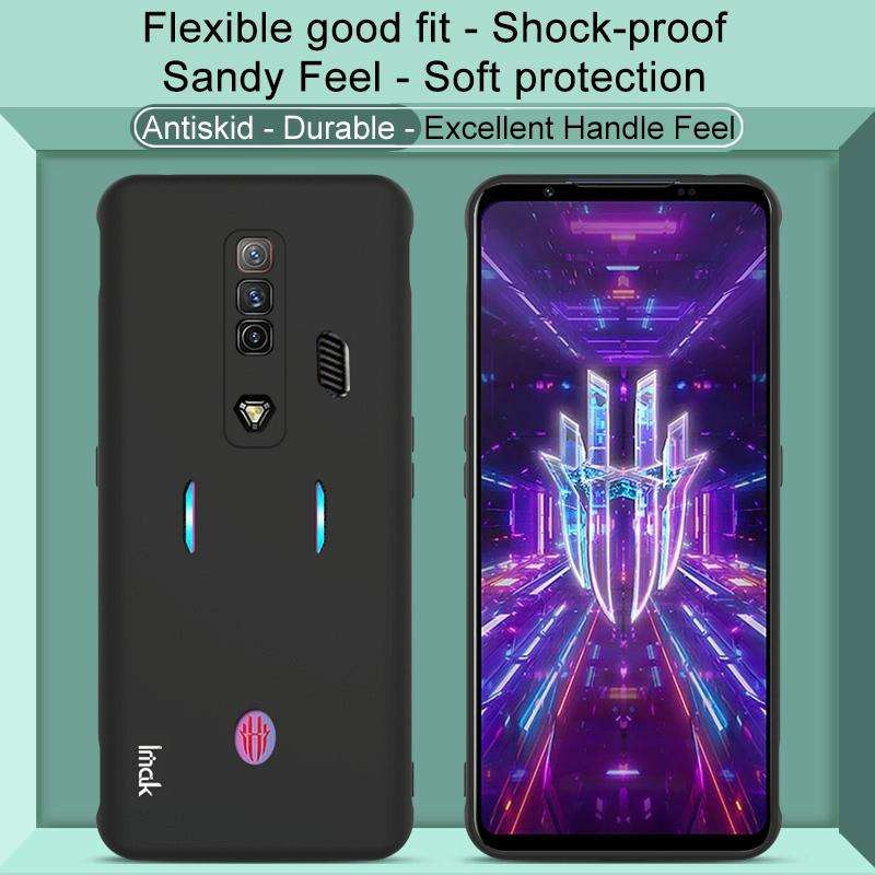 For ZTE nubia Red Magic 7 imak UC-3 Series Shockproof Frosted TPU Phone Case(Black)