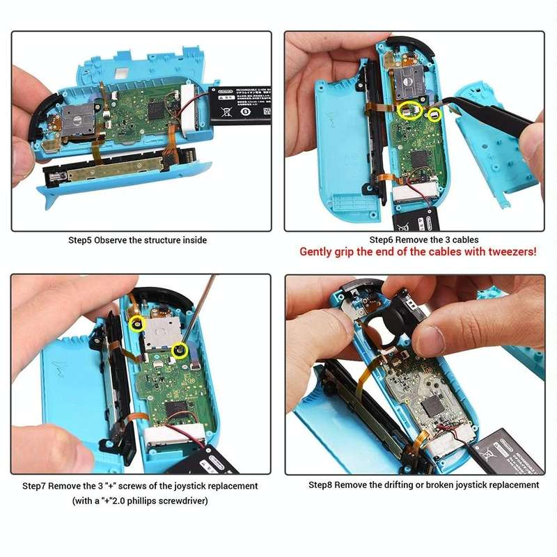 32 In 1 Kit For Nintendo Switch Joycon Joystick Thumb Stick Repair Tool