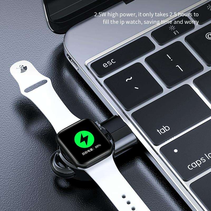 K02 Universal Portable Magnetic Wireless Charger for Apple Watch Series 6 / 5 / SE / 4 / 3 / 2 / ...