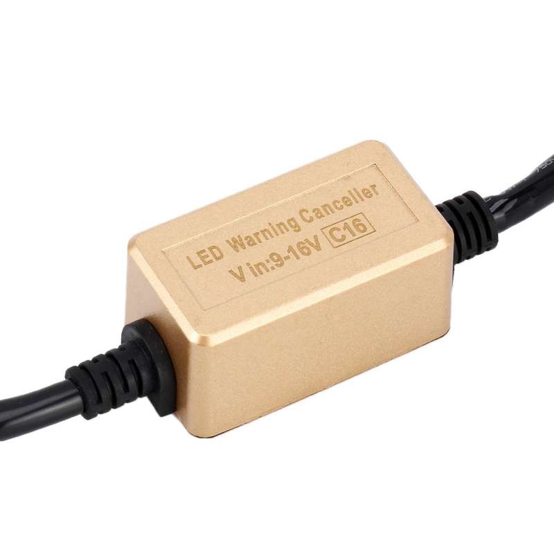 2 PCS H15 LED Headlight Canbus Error Free Computer Warning Canceller Resistor Decoders Anti-Flick...