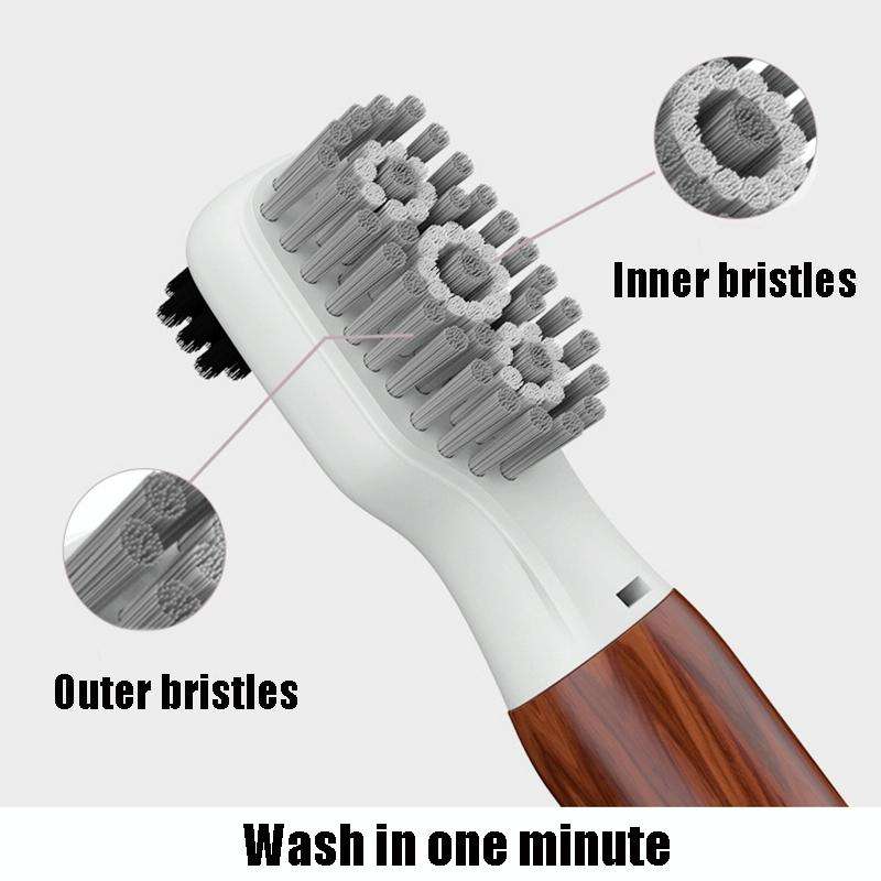 Sonic Vibration Shoe Brush Electric Shoe Washing Double Bristles to Clean Lazy Wash Protector, Co...