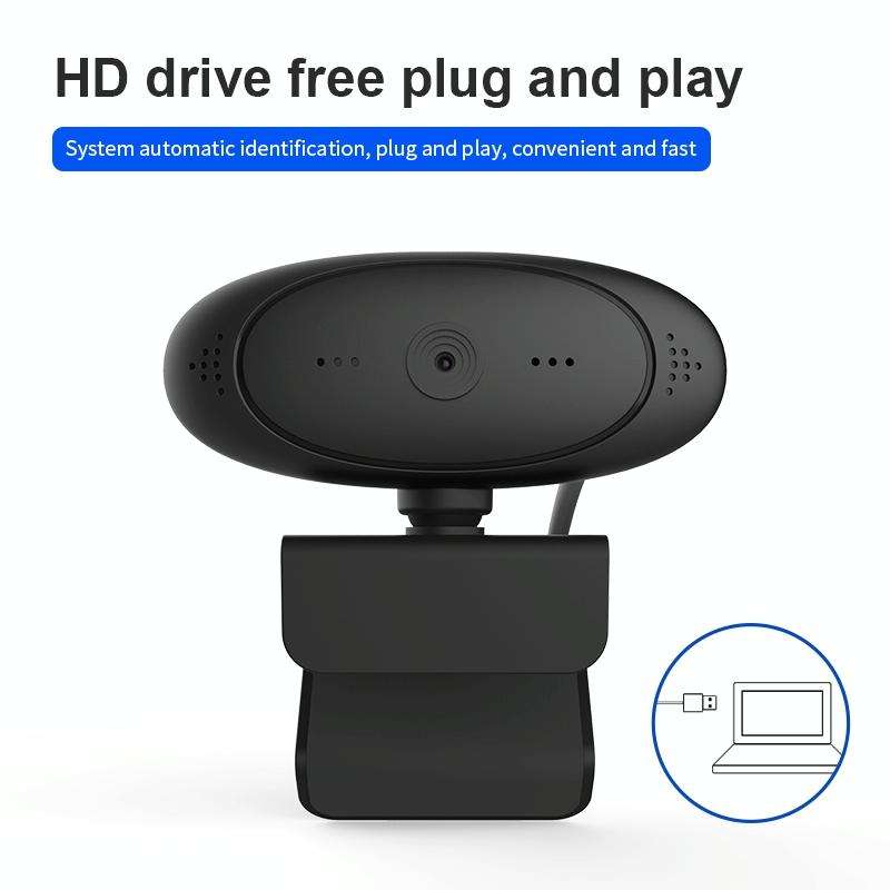 Full HD 1080P Webcam Built-in Microphone Smart Web Camera USB Streaming Live Camera With Noise Ca...
