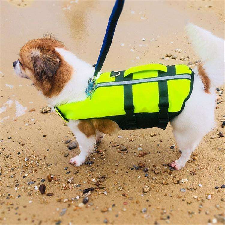 Pet Airbag Life Jacket Inflatable Folding Dog Outdoor Portable Safety Swimsuit, Size:L
