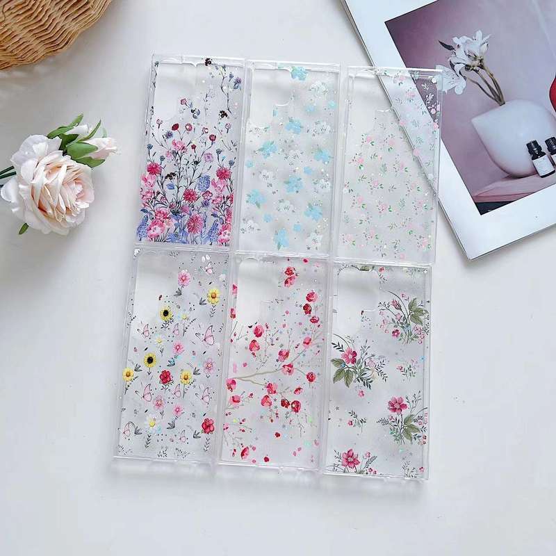 For Samsung Galaxy S24 Ultra 5G Spring Garden Epoxy TPU Phone Case(F01 Love of Butterfly)
