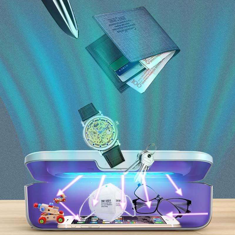 XD003 Underwear UV Sterilization Machine Cosmetic Brush Storage Disinfection Box(White)