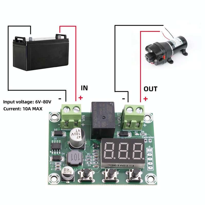 JH-M609 Battery DC Voltage Protection Module DC6-80V