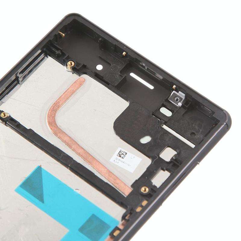 LCD Display + Touch Panel with Frame for Sony Xperia Z3 (Dual SIM Version) / D6633 / L55U(Black)