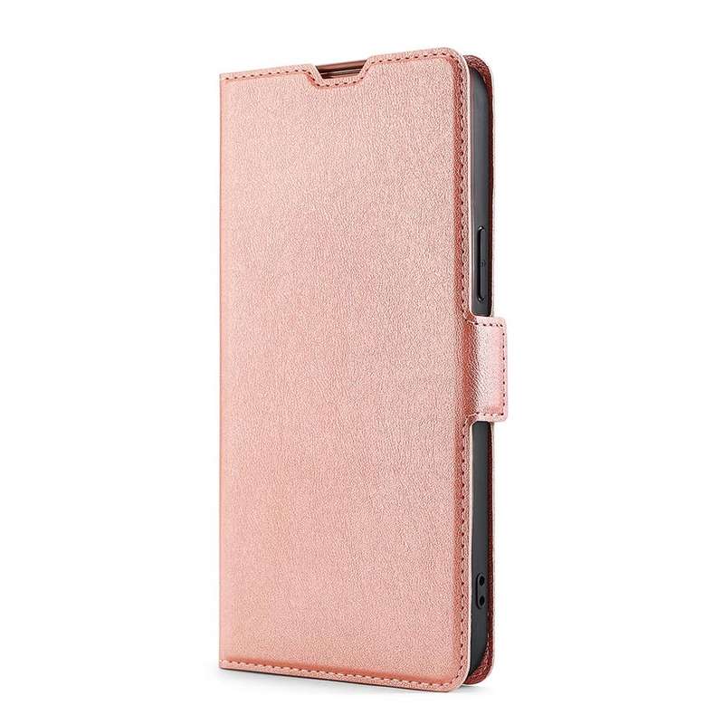 For Sony Xperia Pro-I Ultra-thin Voltage Side Buckle Flip Leather Case(Rose Gold)