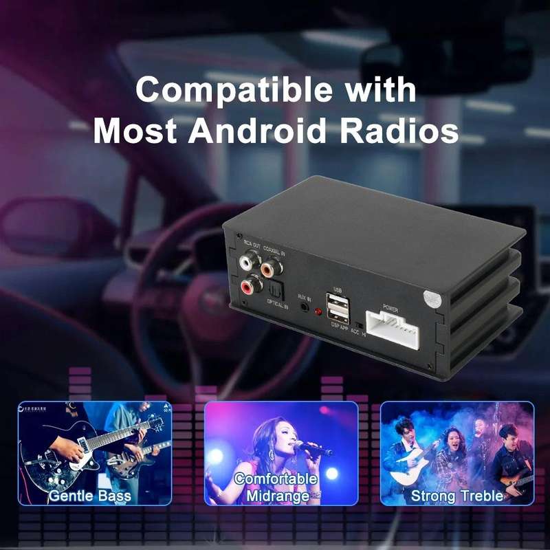 9-16V 15A 200W Car DSP Sound Amplifier