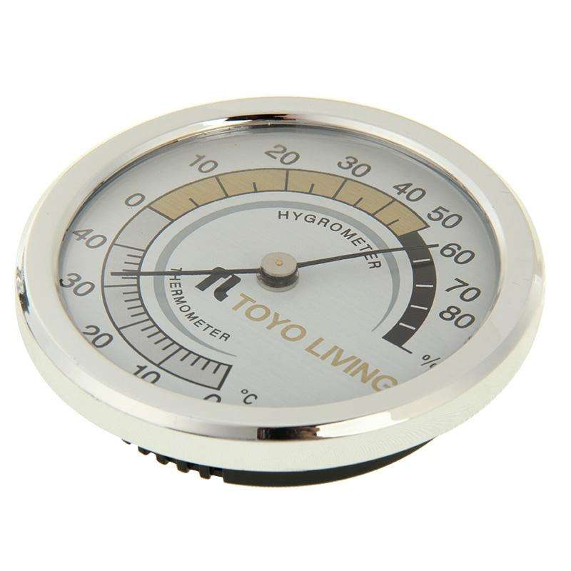 Indoor Thermometer and Hygrometer (TH123)(Silver)