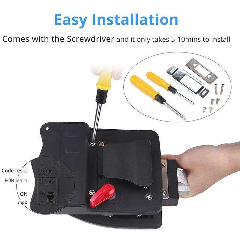 C02 RV Intelligent Remote Control Electronic Password Lock RV Door Lock Modification Accessories(...