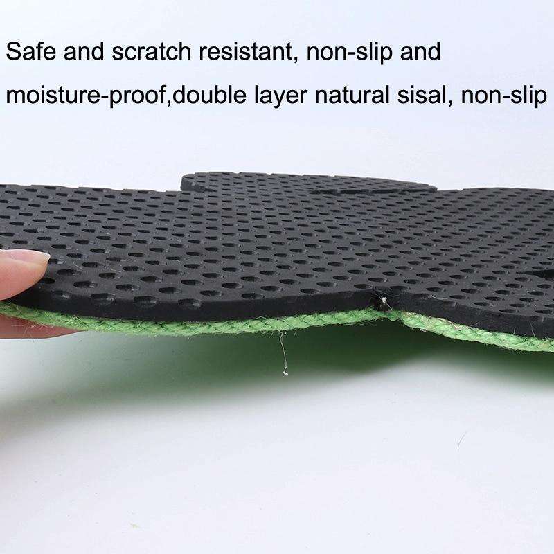 Non-slip and Moisture-proof Scratch Resistant Sisal Cat Scratch Pad(Small Fish)