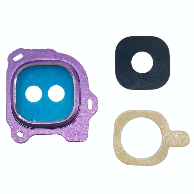 For Galaxy J6 (2018) 10pcs Camera Lens Cover (Purple)