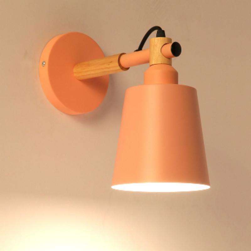 Staircase Aisle Bedside Bedroom Wall Lamp Creative Simple Background Restaurant Oblique Barrel Li...