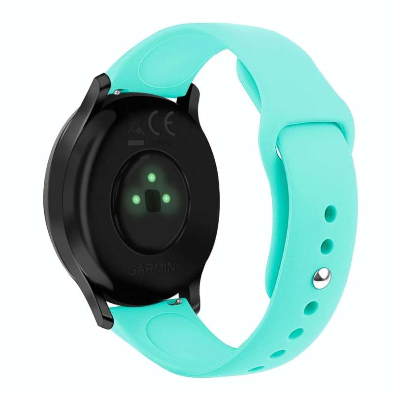 For Garmin Vivoactive 3 / Vivomove HR Solid Color Reverse Buckle Silicone Watch Band, Size: Small...