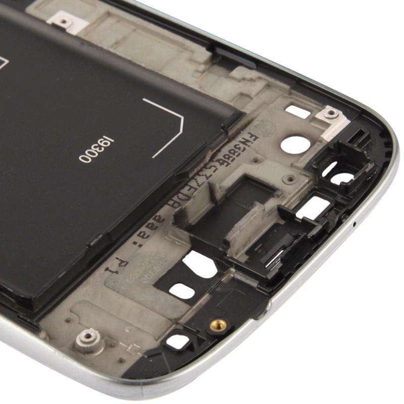 For Galaxy S III / i9300 Original 2 in 1 LCD Middle Board + Original Front Chassis(Silver)